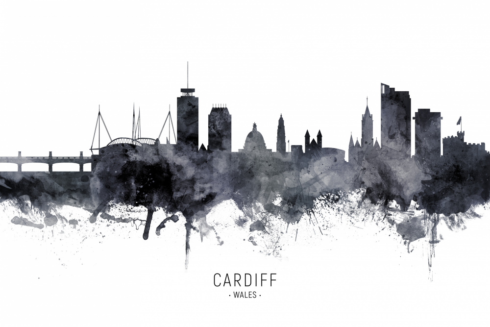 Cardiff Wales Skyline from Michael Tompsett