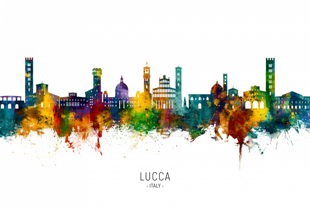 Lucca Italy Skyline from Michael Tompsett