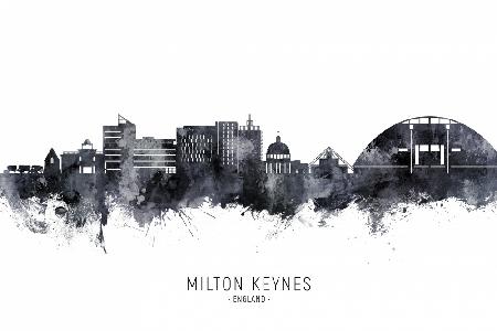 Milton Keynes England Skyline