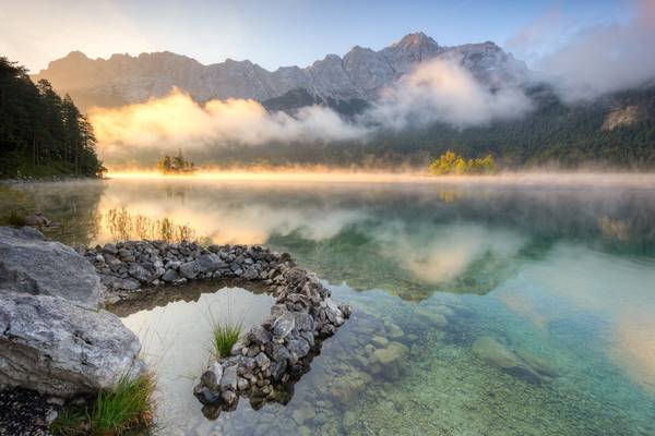 Herbstmorgen am Eibsee in Bayern from Michael Valjak