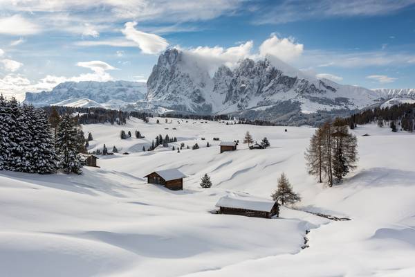 Winter auf der Seiser Alm in Südtirol from Michael Valjak