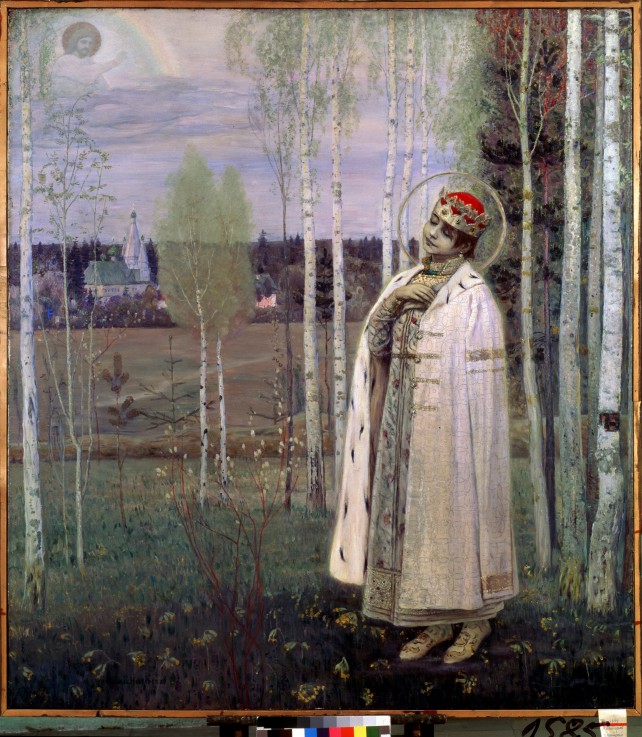 Saint Tsarevich Demetrius from Michail Wassiljew. Nesterow