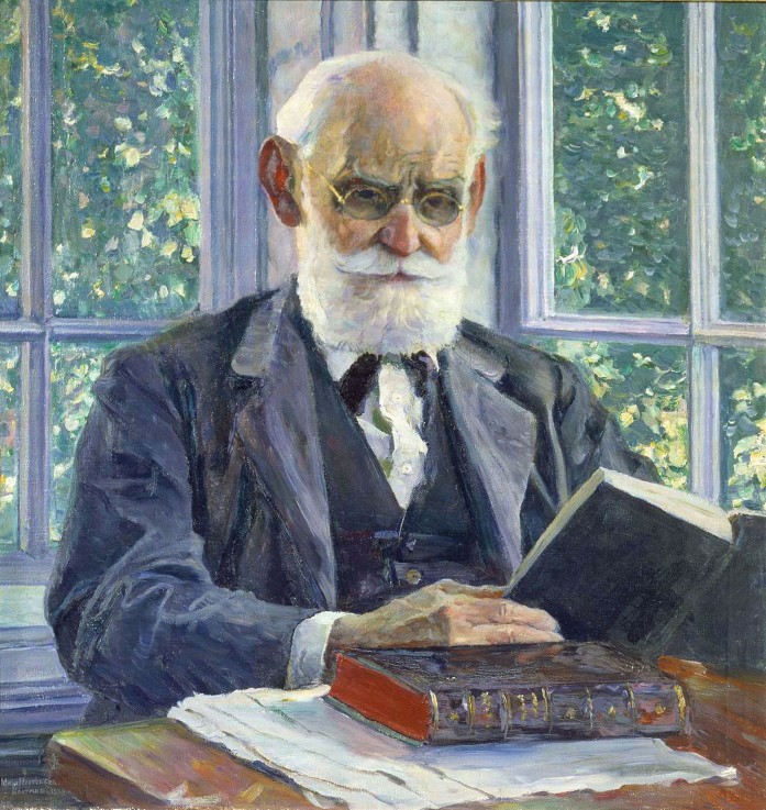 Portrait of the physiologist, psychologist, and physician Ivan P. Pavlov (1849-1936) from Michail Wassiljew. Nesterow