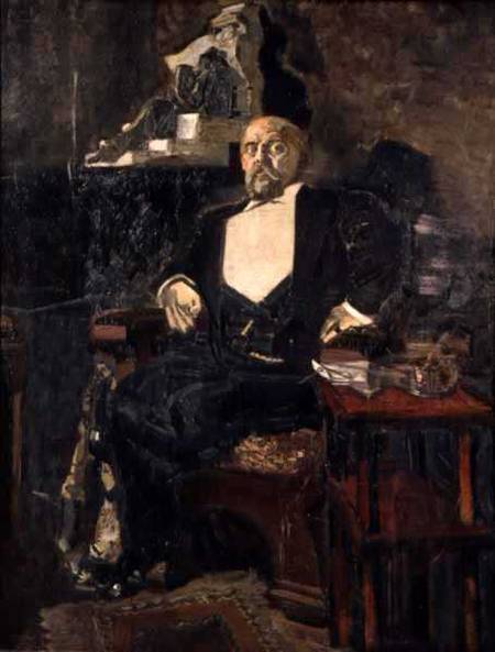 Portrait of S. Mamontov, the Founder of the First Private Opera from Michail Wrubel