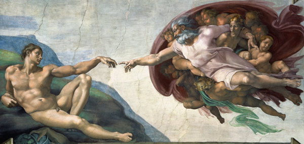 The Creation of Adam, Creation of Man from Michelangelo Buonarroti