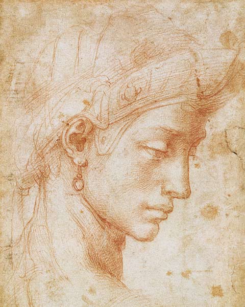 Ideal face from Michelangelo Buonarroti