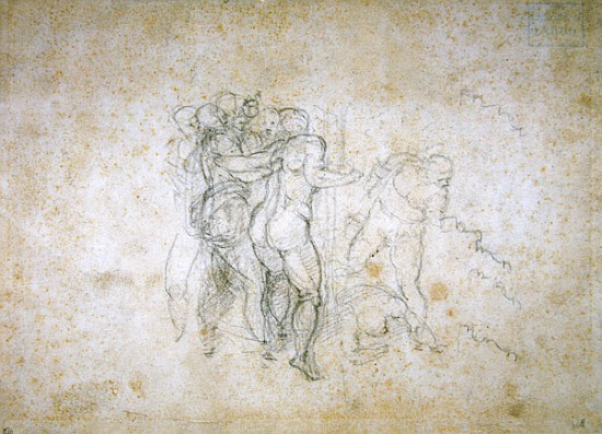 Study for the Last Judgement from Michelangelo Buonarroti