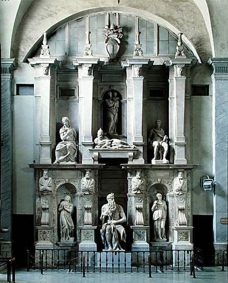 Tomb of Pope Julius II (1453-1513) from Michelangelo Buonarroti