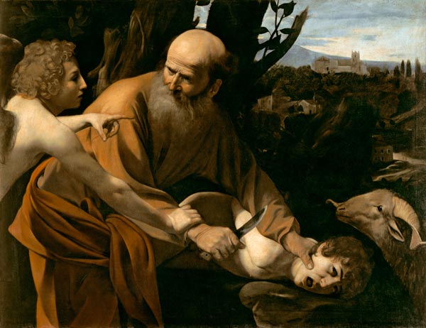 The Sacrifice of Isaac from Michelangelo Caravaggio