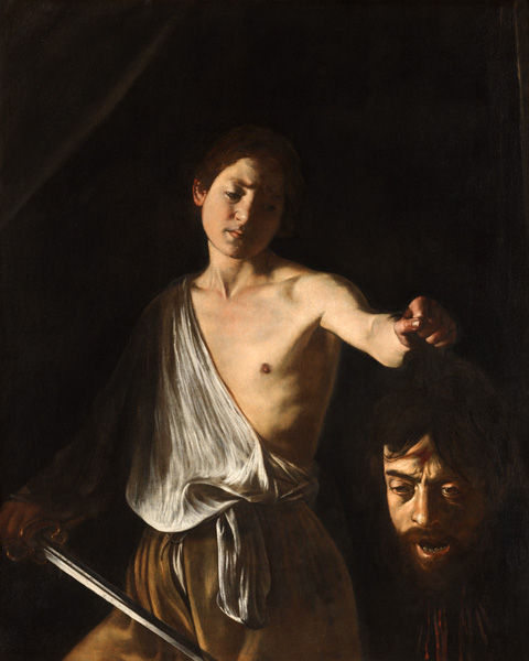 David with the head of Goliath from Michelangelo Caravaggio