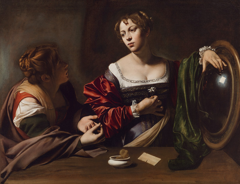 The hand reader from Michelangelo Caravaggio