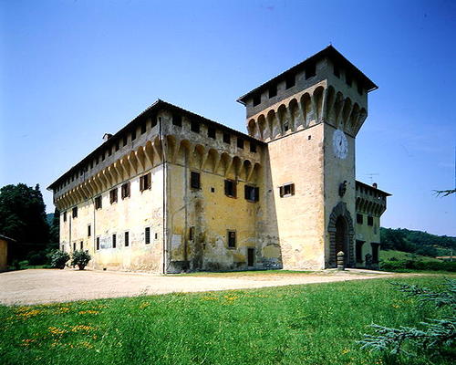 Villa Medicea di Cafaggiolo, begun 1451 (photo) from Michelozzo  di Bartolommeo