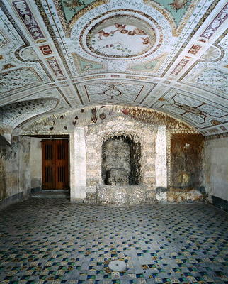 Interior view of the cellar, Villa Medicea di Careggi (photo) from Michelozzo  di Bartolommeo