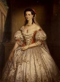 Portrait the Kornélia Hollósy. from Mihaly Kovacs