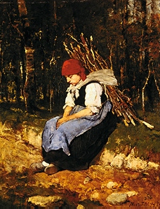 The brushwood bearer from Mihály Munkácsy
