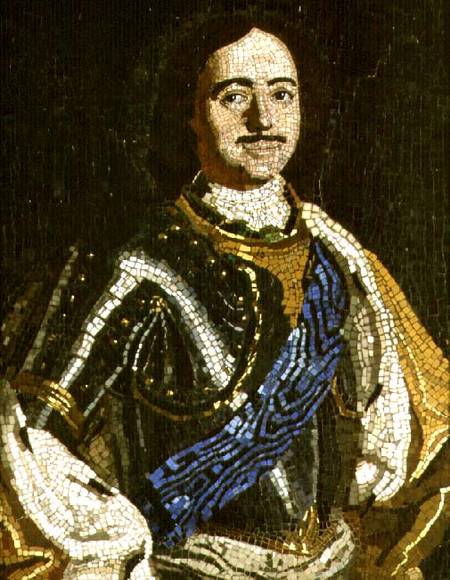 Portrait of Peter I from Mikhail Vasilievich Lomonosov