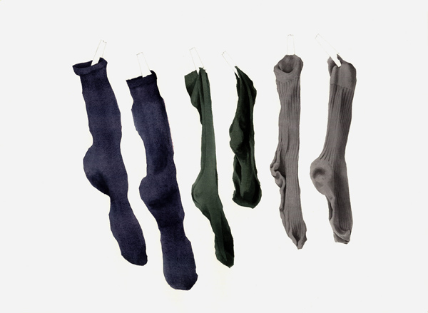 Six Socks, 2003 (w/c on paper)  from Miles  Thistlethwaite