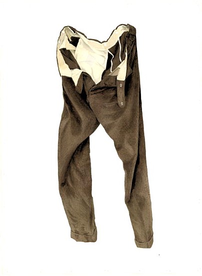 Brown Corduroy Trousers (Michael) 2003 (w/c on paper)  from Miles  Thistlethwaite
