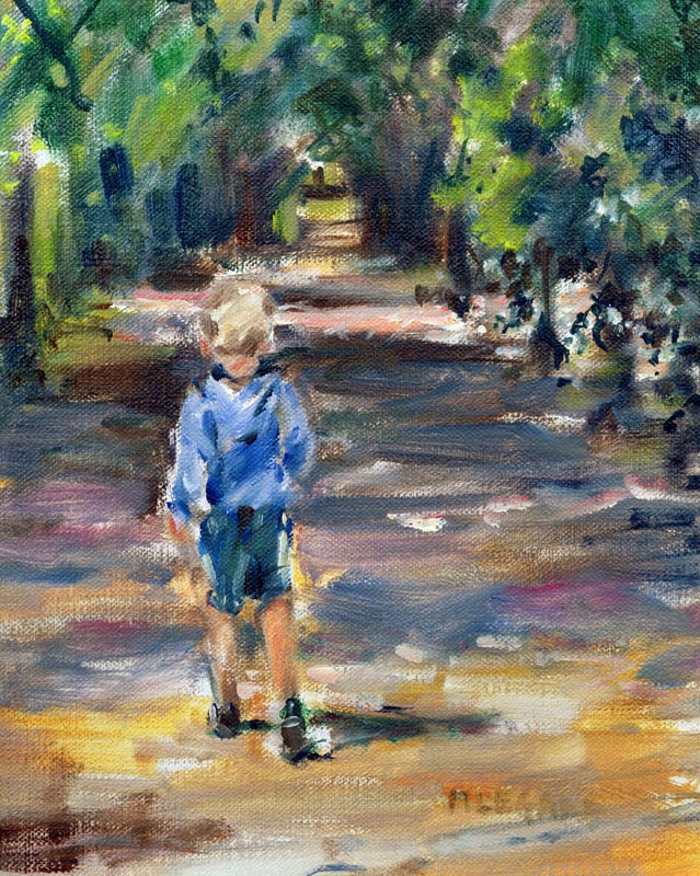 Going for a Walk (oil on canvas)  from Miranda  Legard