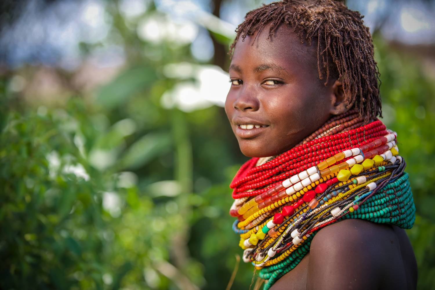 Portrait einer Frau aus Äthiopien, Afrika. from Miro May
