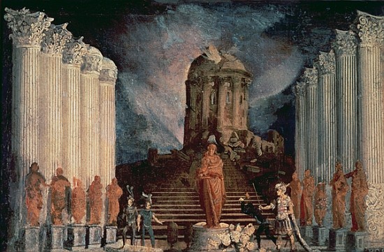 Destruction of the Temple of Jerusalem from Monsu TitusDesiderio