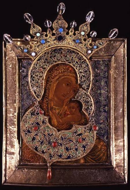 Icon of the Virgin the All Glorified from Moscow school