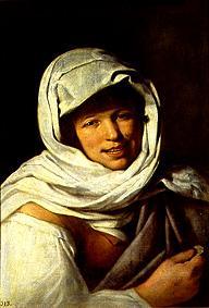 The Galizische girl with the coin from Murillo (Schule)