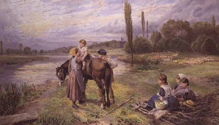 The Ride on the Pony from Myles Birket Foster