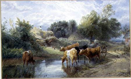Watering Time from Myles Birket Foster
