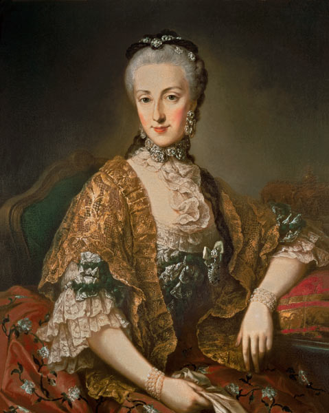Archduchess Maria Anna Habsburg-Lothringen, called Marianne (1738-89) second child of Empress Maria from Mytens School
