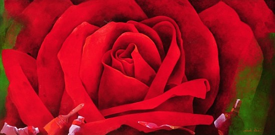 The Rose, 1997 (oil on canvas)  from Myung-Bo  Sim