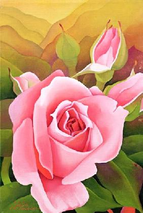 The Rose, 2002 (oil on canvas) 