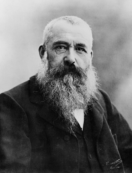 Portrait of Claude Monet (1841-1926) 1901 (b/w photo) from Nadar