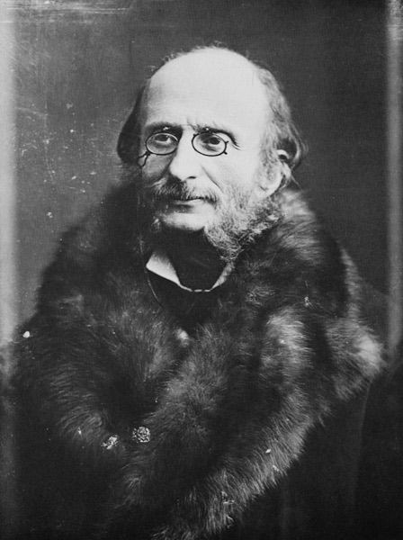 Portrait of Jacques Offenbach (1819-1880) from Nadar