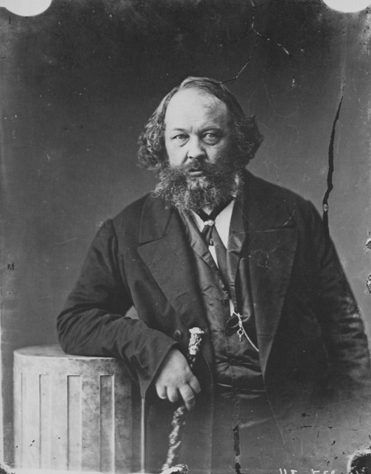 Portrait of Mikhail Alexandrovich Bakunin (1814-1876) from Nadar