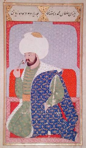Ms Hazine.1563 Mehmed II (1432-1481), from the 'Semailname'