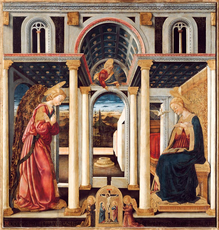 Annunciation from Neri di Bicci