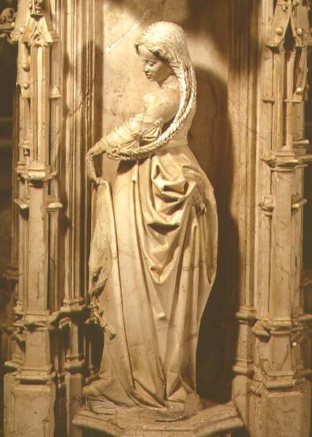 Wise virgin statuette from the tomb of Philibert the Fair (1480-1504) Duke of Savoy from Netherlandish School