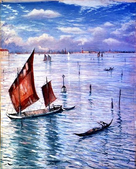 Venice from the Lido from Christopher R.W. Nevinson