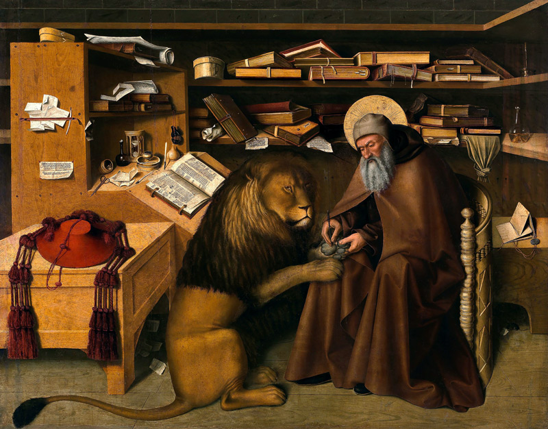 St. Jerome Removing a Thorn from the Lion's Paw from Niccolo Antonio Colantonio