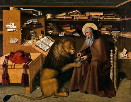 St. Jerome Removing a Thorn from the Lion's Paw