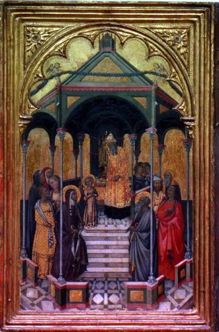 The Presentation of the Virgin at the Temple from Niccolo Bonaccorsi