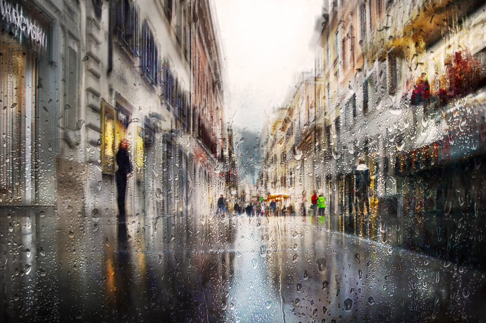 After the rain in the alleys of Rome from Nicodemo Quaglia