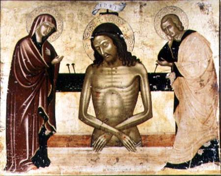 Christ Crucified with Mary and Joseph from Nicola Zafuri