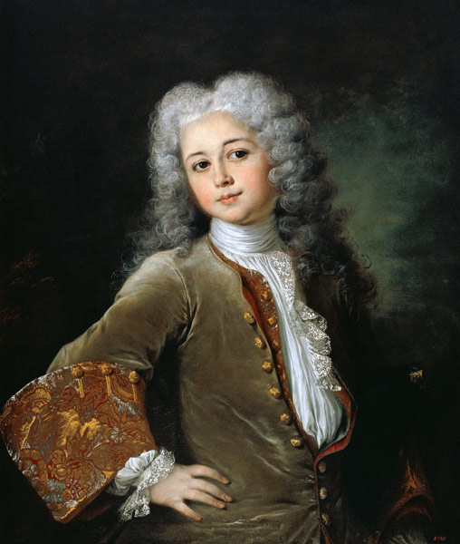 Portrait of a Young Man with a Wig from Nicolas de Largillière