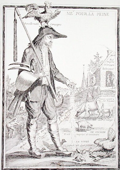 The Village Peasant, Born to Suffer, c.1780 (see also 101779) from Nicolas Guerard