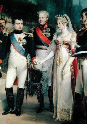 Napoleon Bonaparte (1769-1821) Receiving Queen Louisa of Prussia (1776-1810) at Tilsit, 6th July 180
