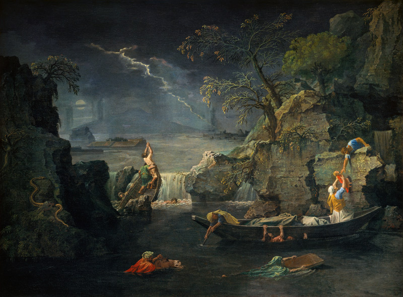 The winter (or: The Flood) from Nicolas Poussin