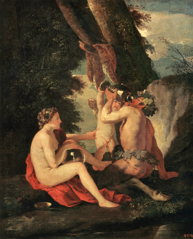 Satyr and Nymph from Nicolas Poussin