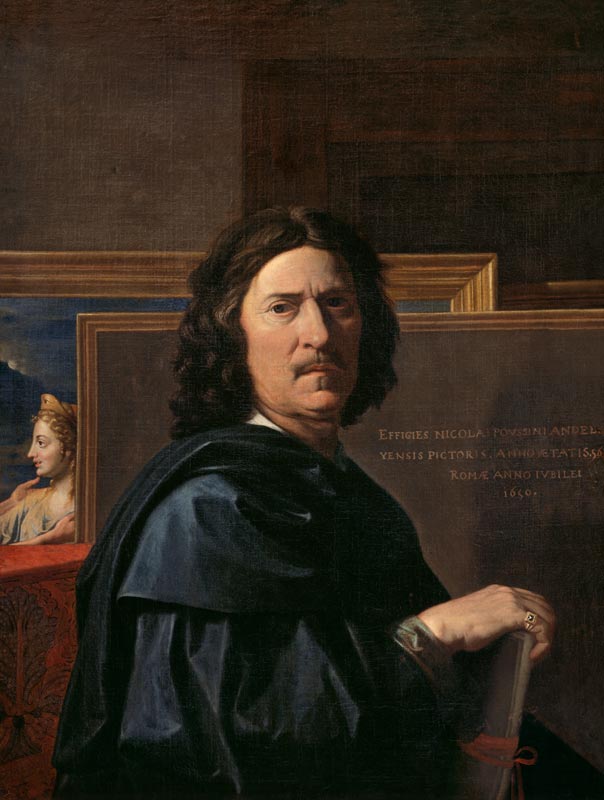Self-portrait from Nicolas Poussin